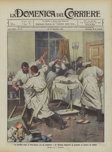 The Terrible Struggle in St. Petersburg Between an Assistant and a Mad Surgeon During an Operation